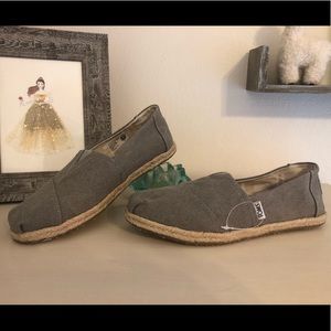 Grey Canvas TOMS